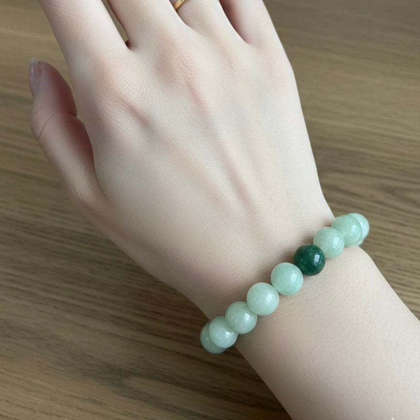 Bluish Green Aventurine Success Bracelet | Luck And Abundance Crystal Bracelet For Career Growth