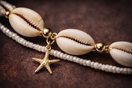 Bohemian Dual-Layered Cowrie Shell Waist Chain | Kamarband