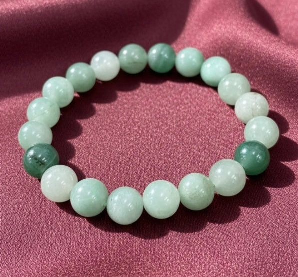 Bluish Green Aventurine Success Bracelet | Luck And Abundance Crystal Bracelet For Career Growth