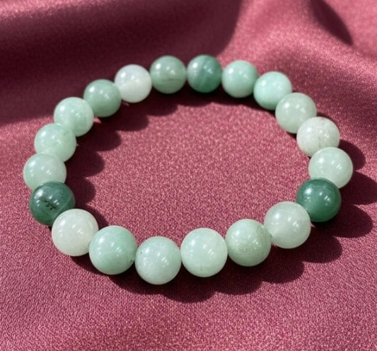 Bluish Green Aventurine Success Bracelet | Luck And Abundance Crystal Bracelet For Career Growth