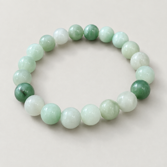 Bluish Green Aventurine Success Bracelet | Luck And Abundance Crystal Bracelet For Career Growth