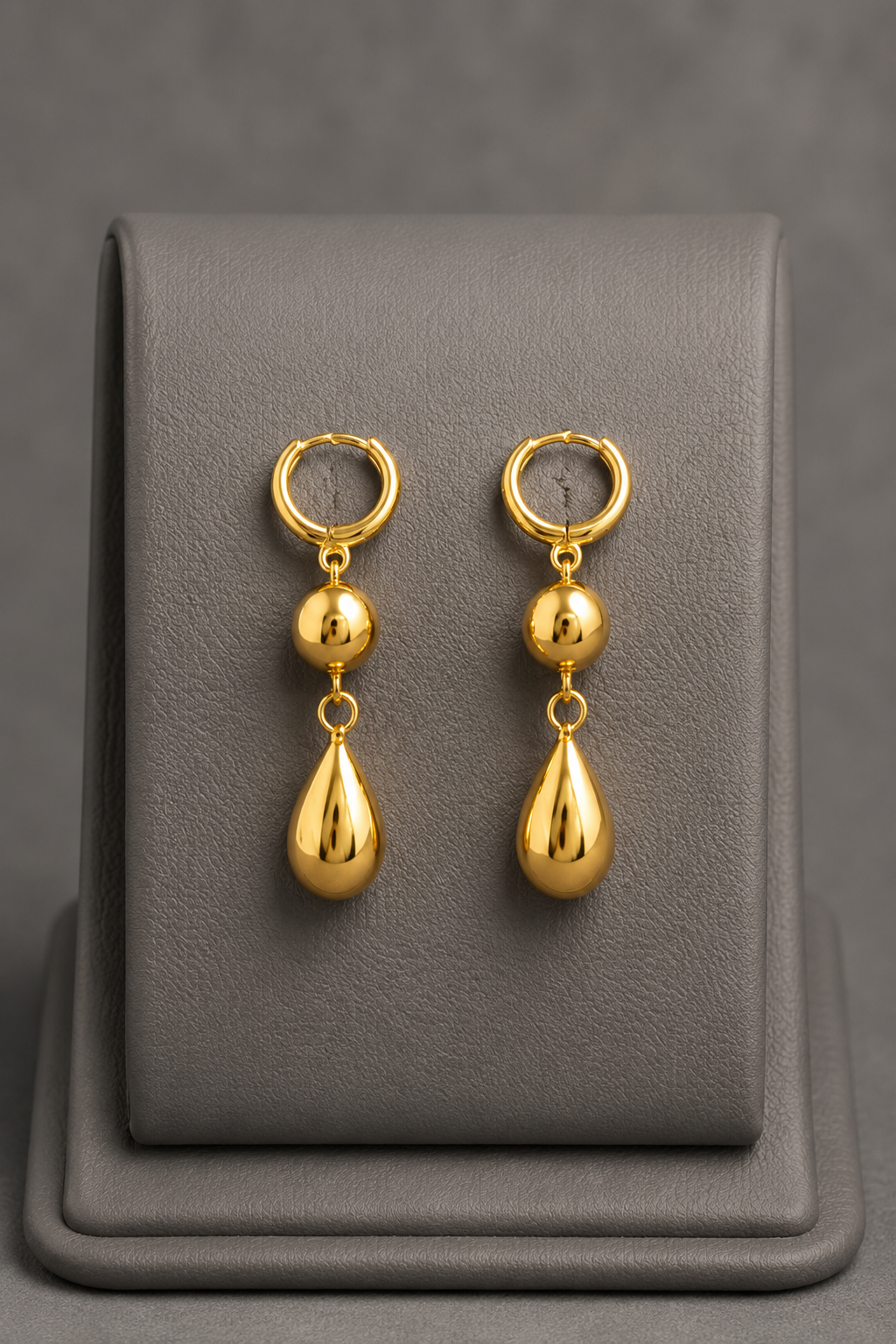 Antique Gold Pearl And Green Emerald Jhumka Earrings