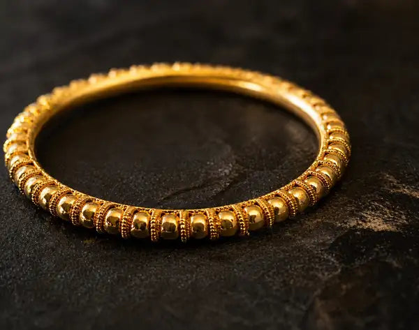 premium quality Gold Polish Traditional Bangles (Size 2/4, 2/6 & 2/8)