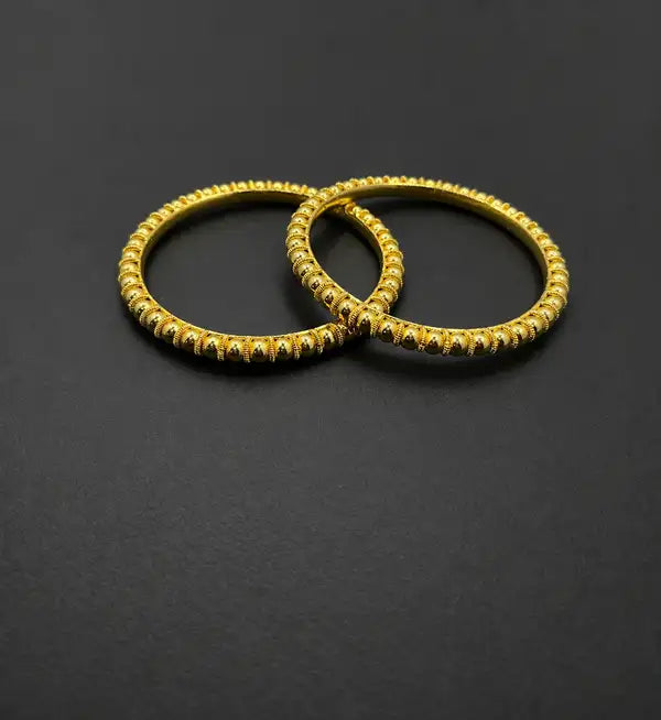 premium quality Gold Polish Traditional Bangles (Size 2/4, 2/6 & 2/8)